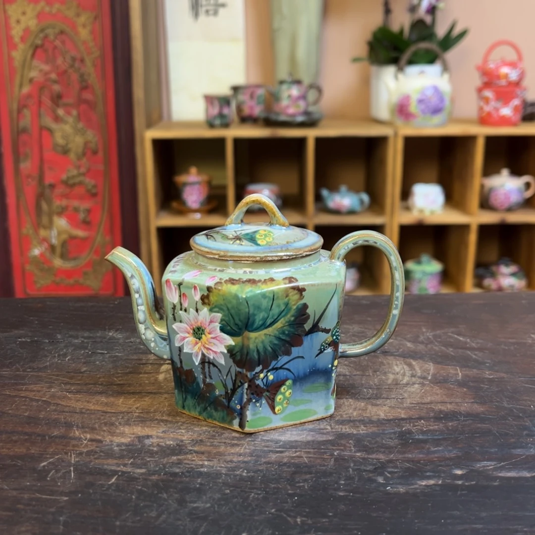 柴烧手工手绘陶瓷