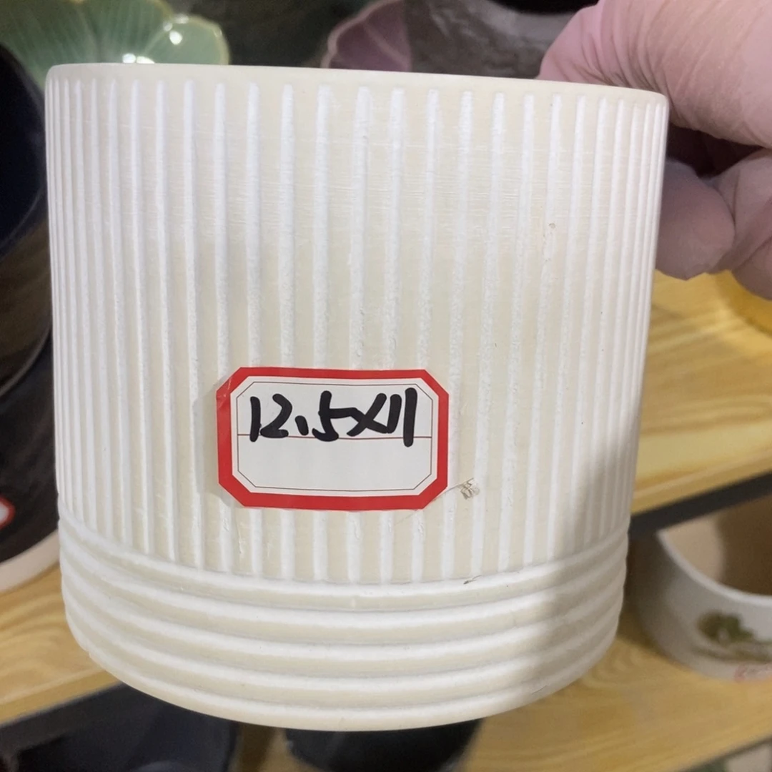 红陶高温陶瓷花盆