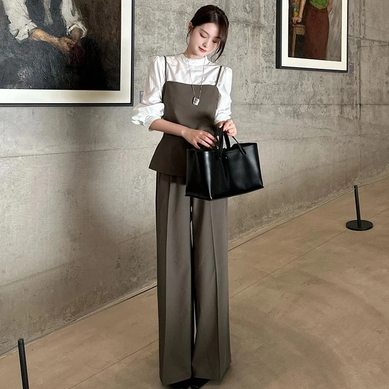 时尚长袖宽松洋气减龄显瘦休闲风套装慵懒风气质显瘦两件套女春秋