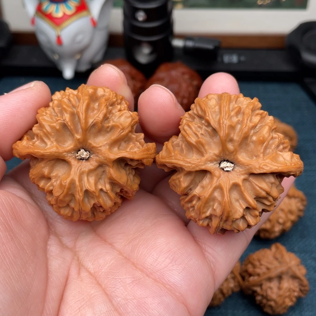 文玩核桃把件全品十字底毕业苹果园46