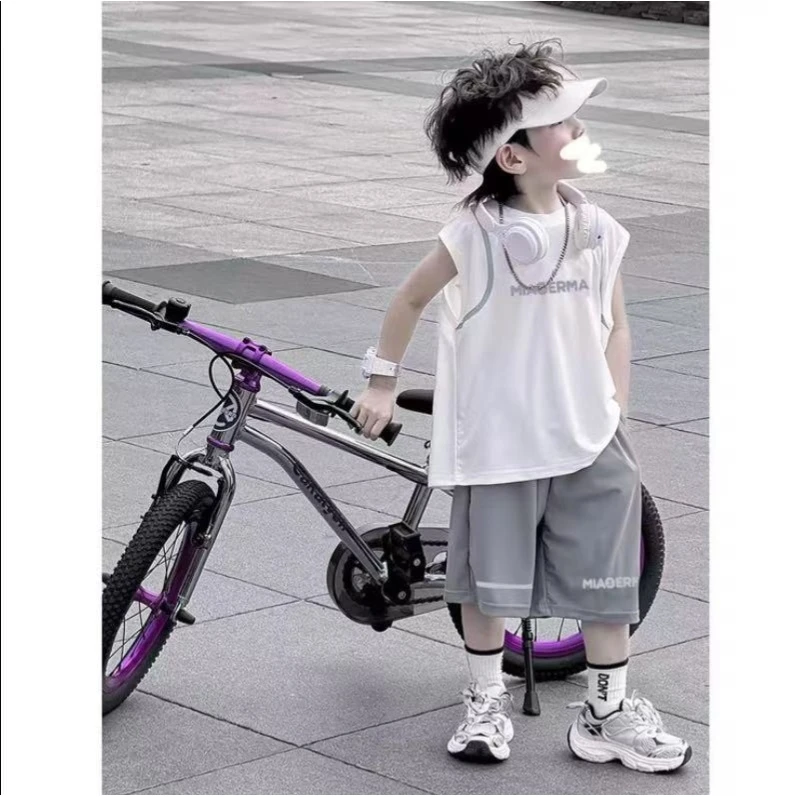 【面膜背心】新款夏季薄款无袖运动速干冰丝凉感背心宝宝背心透气