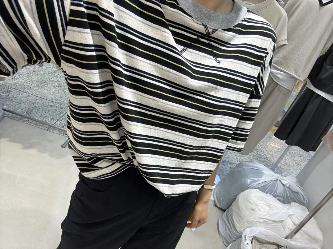 条纹短T（衣长60胸围66）NO退换