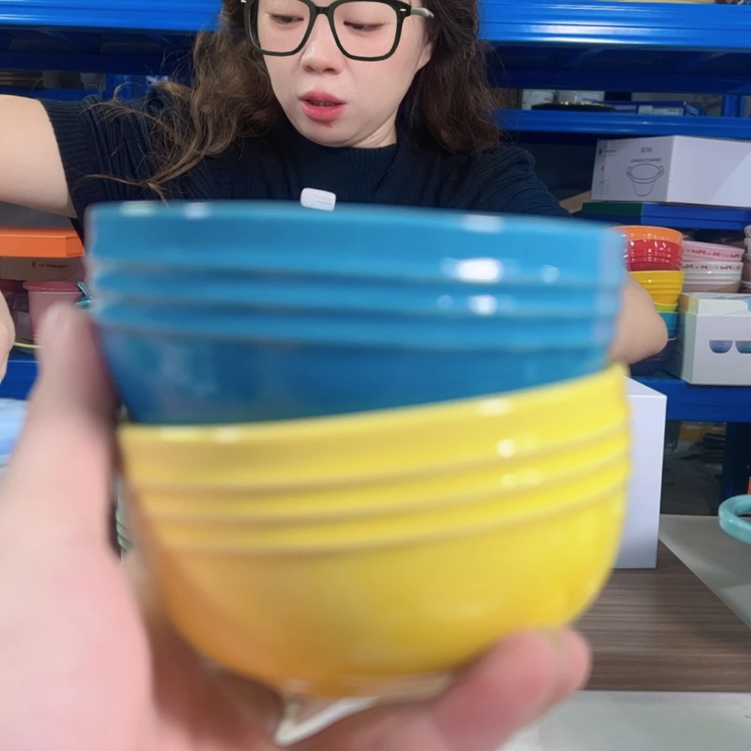 陶瓷轻虹米饭碗蓝➕黄