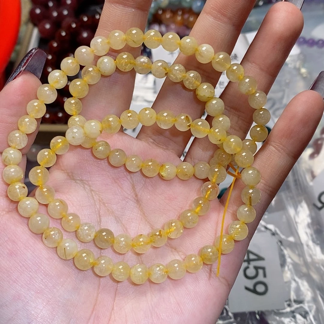 【闪购商品】水晶手串未镶嵌金发460