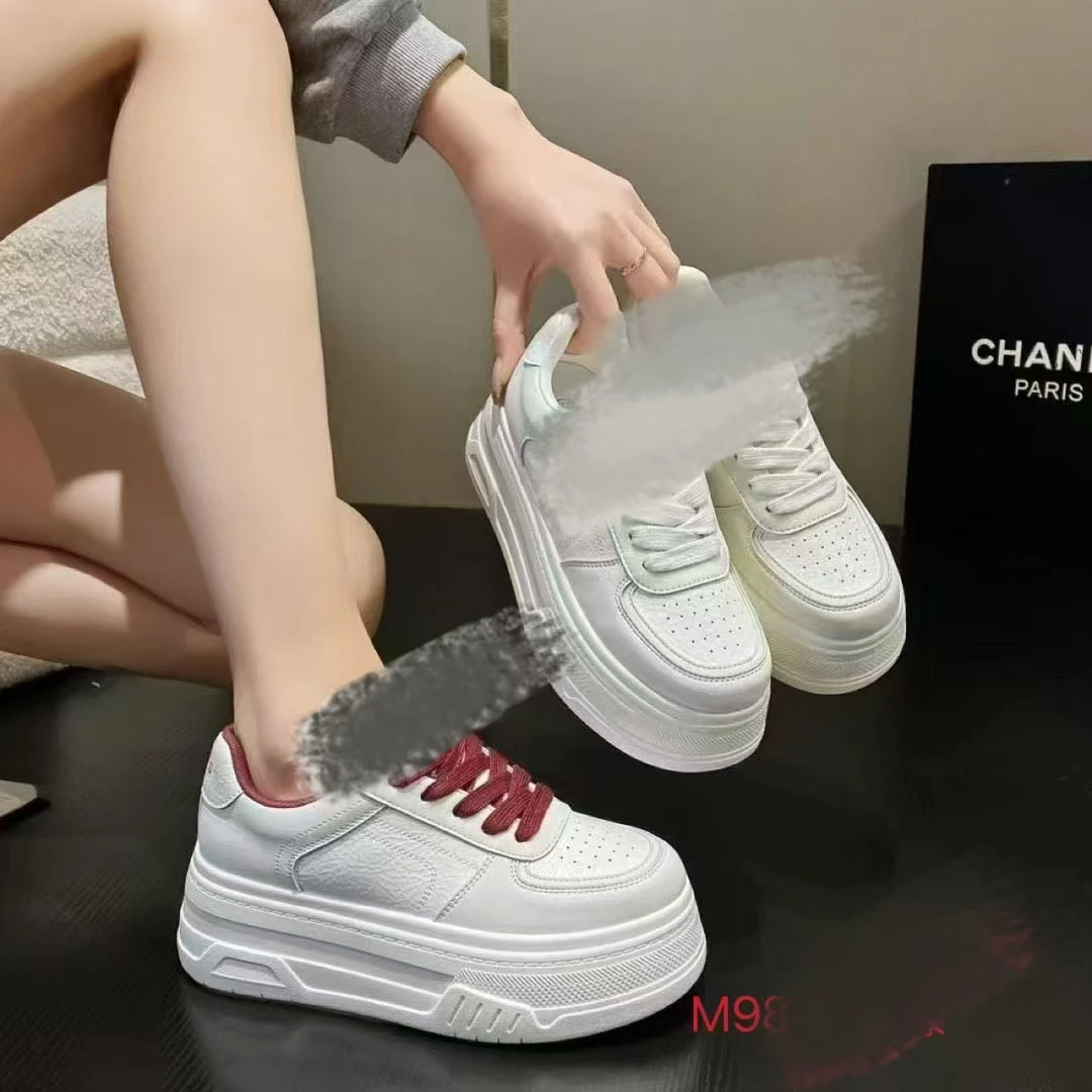 女款春季新款时尚百搭系带板鞋运动休闲鞋M98