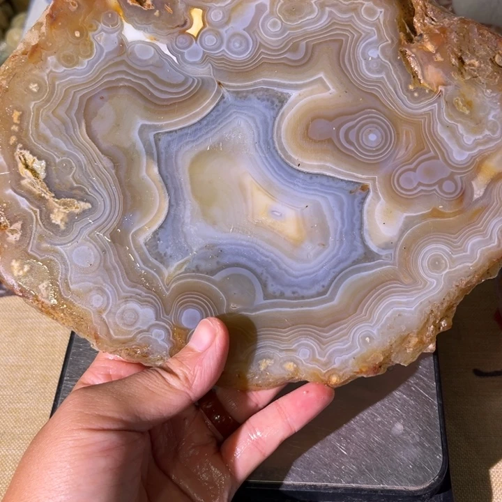 饭***桶未镶嵌玛瑙/玉髓珠宝奇石