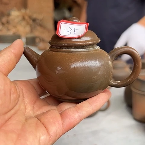 阿***傑戬谷龙窑柴烧茶壶35
