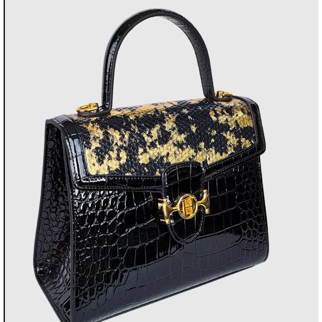 《晶晶粉丝专属》包包气质轻奢时尚百搭女士单肩肩包鳄鱼纹