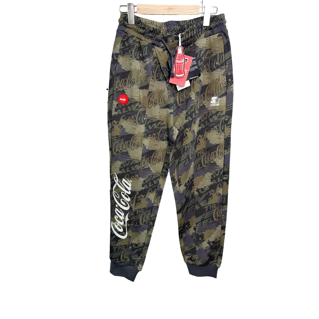 Starter 黑/绿 长裤 STG3C1597M