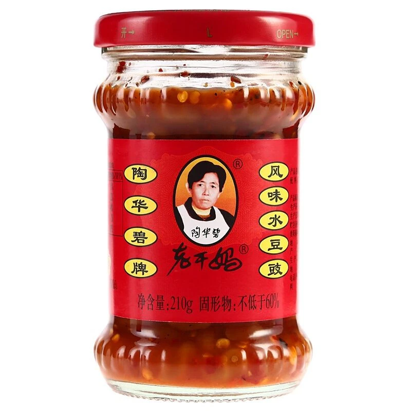 陶华碧老干妈 风味水豆豉 210g/瓶