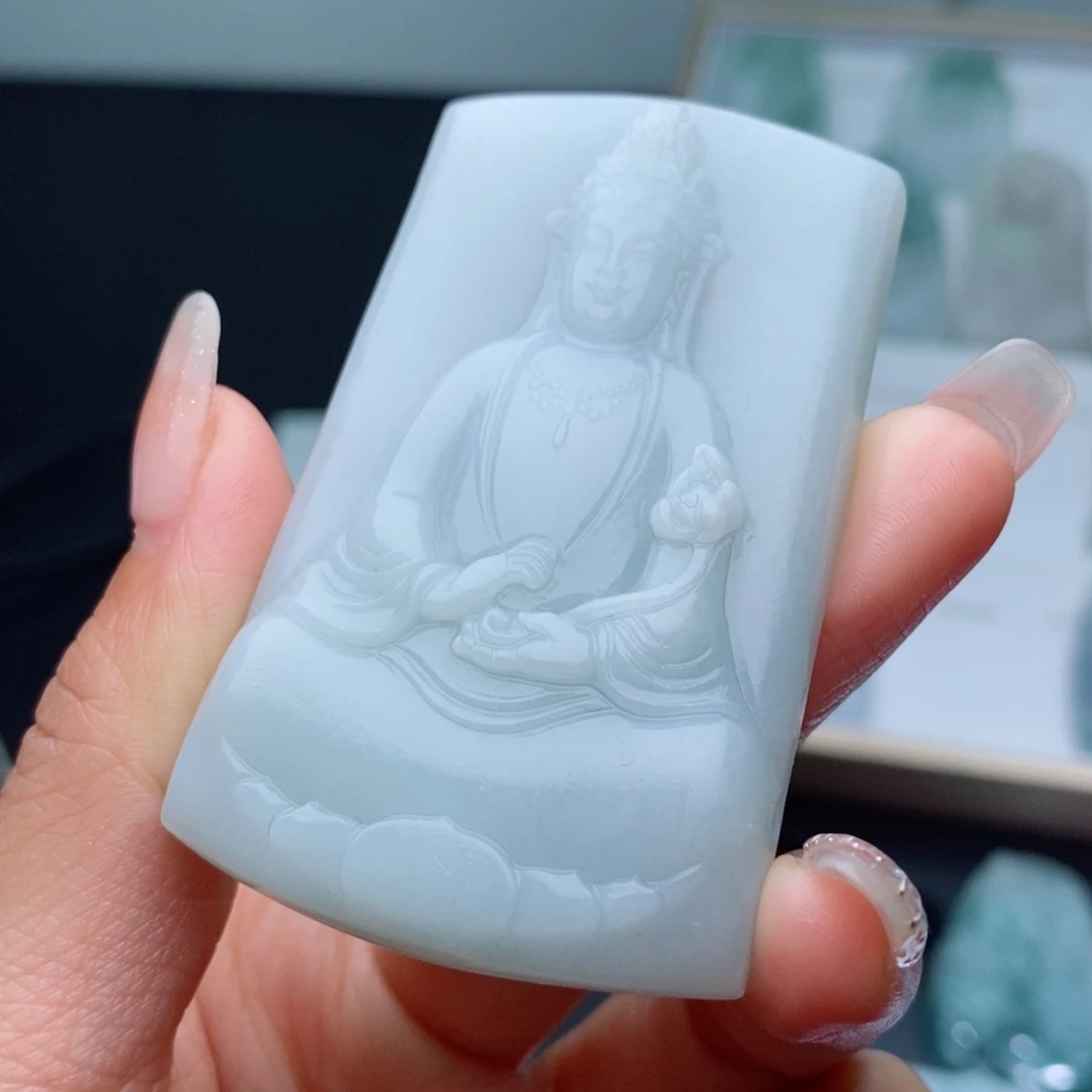 定制翡翠未镶嵌定制吊坠