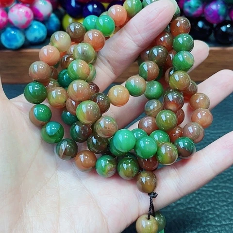 玛瑙未镶嵌手饰盐源108