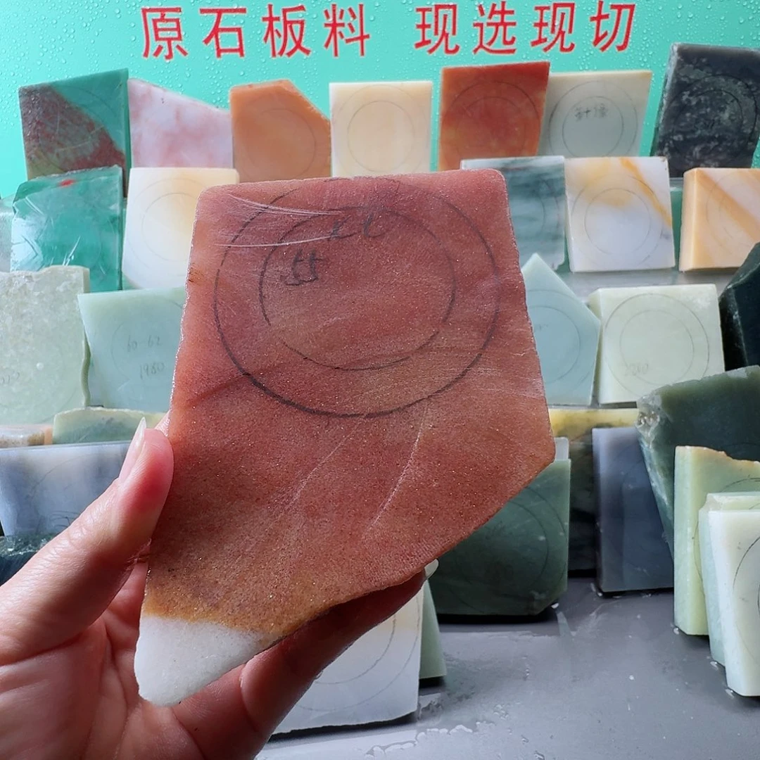 七***七石英质玉（金丝玉）未镶嵌手镯手镯定制