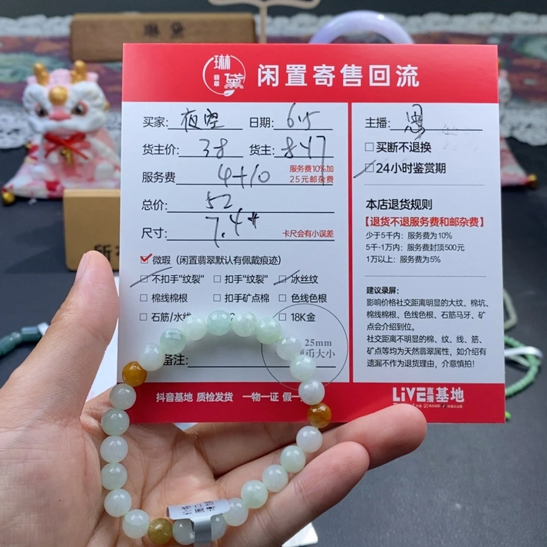 翡翠未镶嵌颈饰夜***⭐