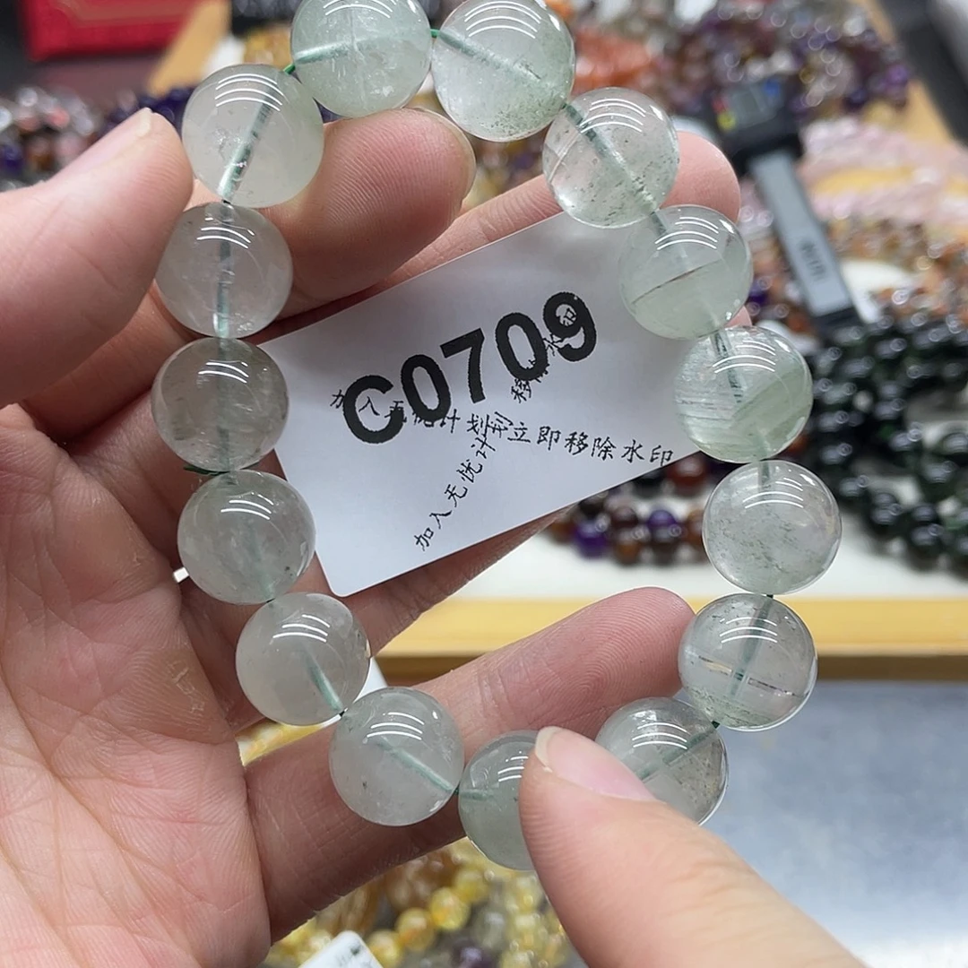水晶未镶嵌手串天然