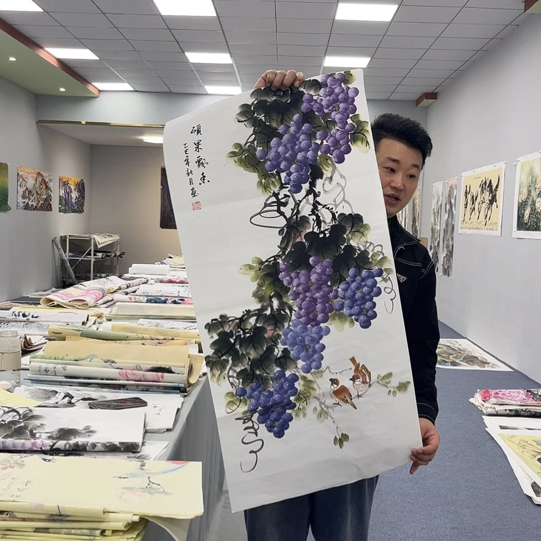 国画纯手绘字画作品