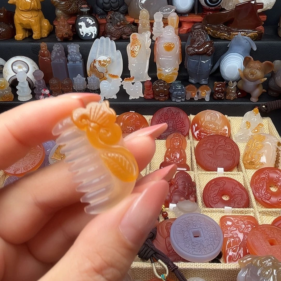 玛瑙/玉髓未镶嵌颈饰