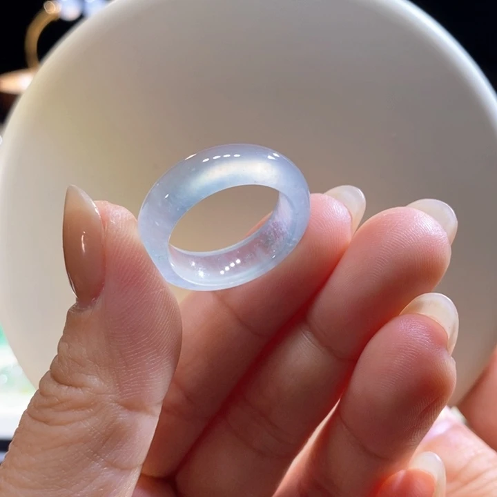 翡翠未镶嵌吊坠(不含链)翡翠高冰戒指