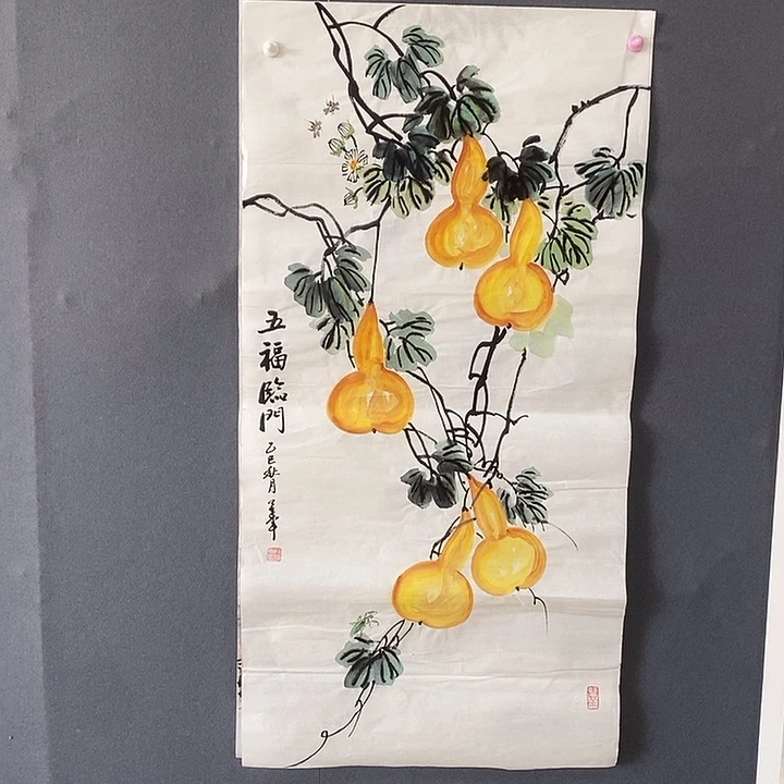 国画段莲军50.100手绘画芯