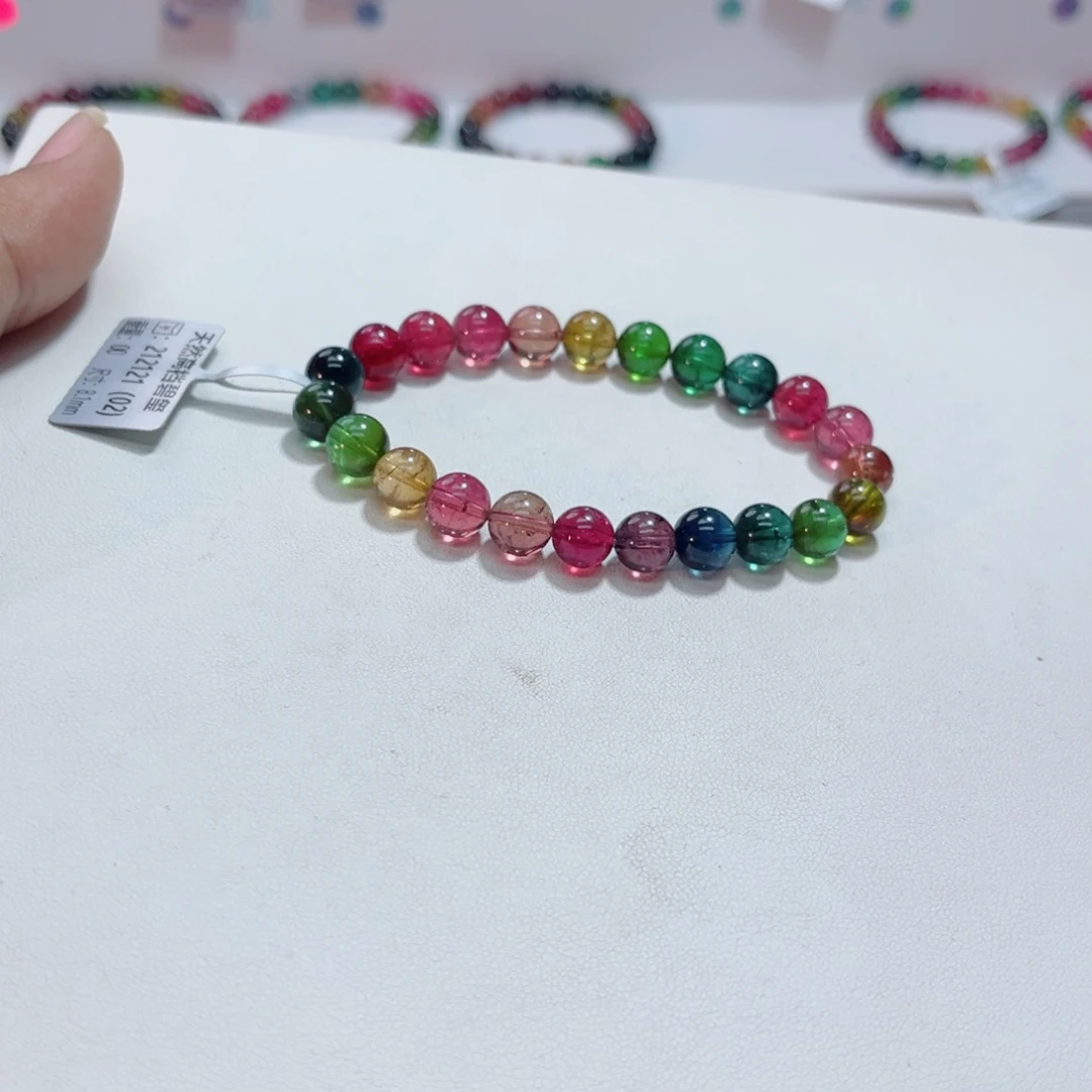 未镶嵌手链碧玺多样性发一条