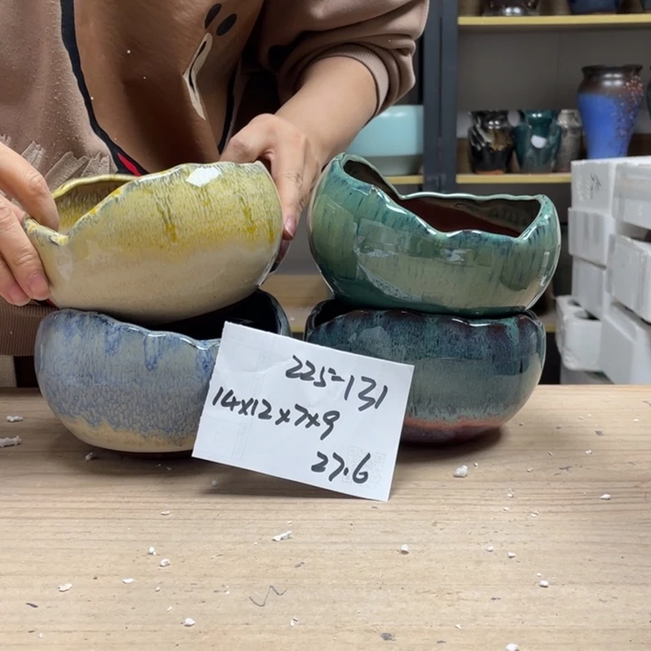 紫砂花盆多肉花盆微瑕131