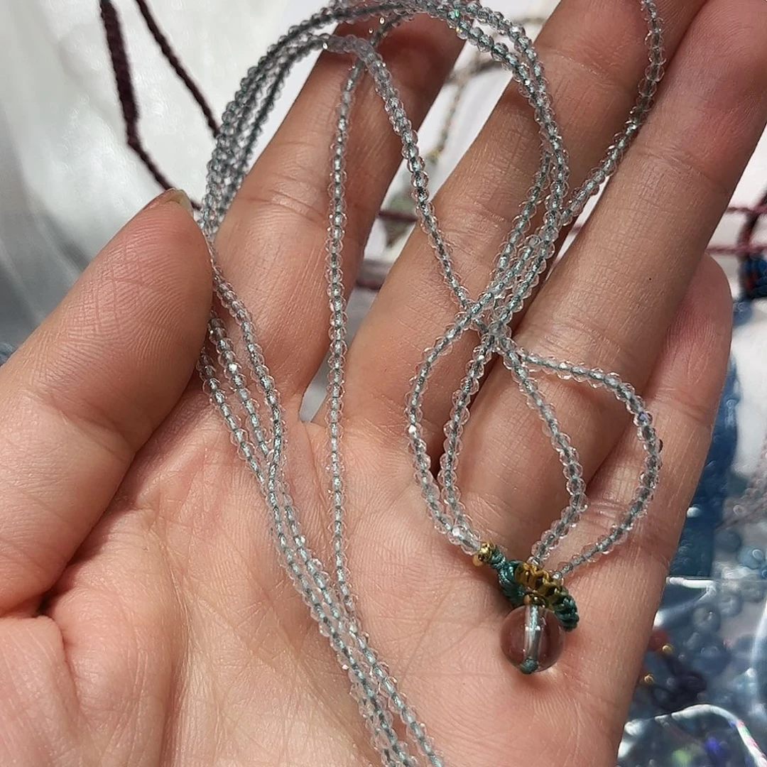 紫晶颈饰未镶嵌“***醒