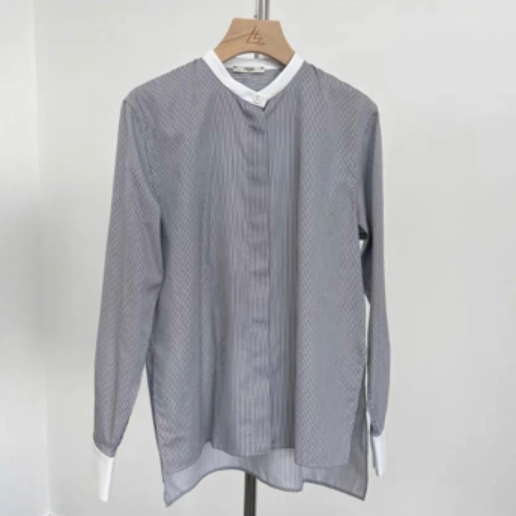 99新 FENDI/芬迪 竖条纹衬衫/36码/A03135