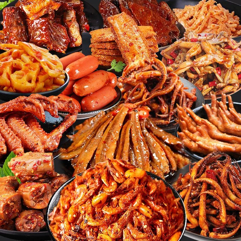 零食大礼包麻辣味网红爆款卤味鱼仔宿舍耐吃零食小吃休闲食品解馋