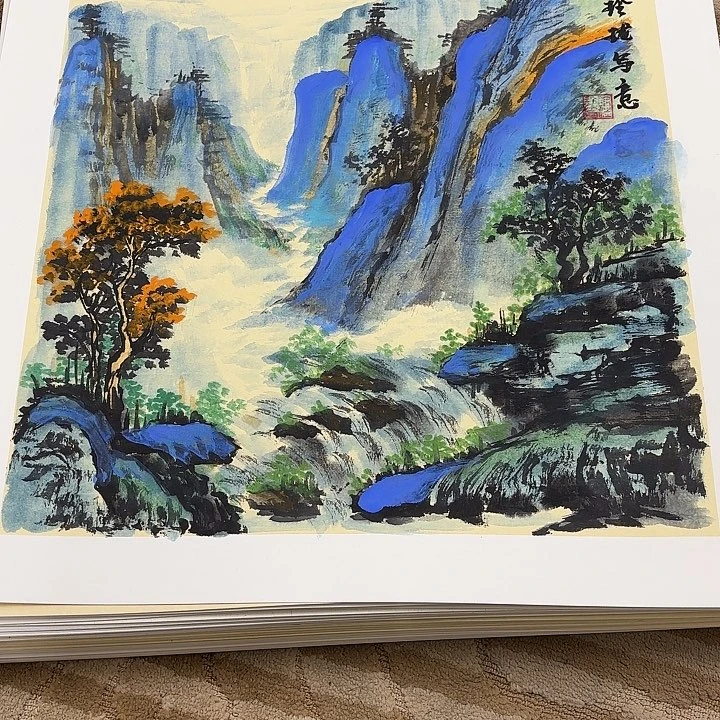 国画花鸟的翅膀和翅膀都