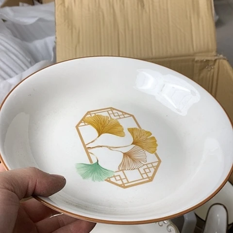 盘陶瓷制品满25拼单发货默认微瑕