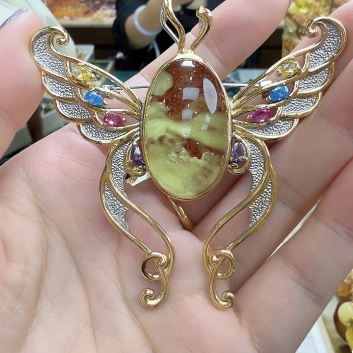 琥珀未镶嵌珠宝奇石