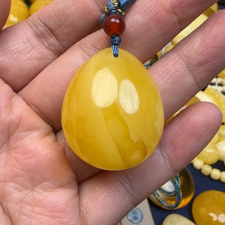 蜜蜡未镶嵌颈饰天然蜜蜡