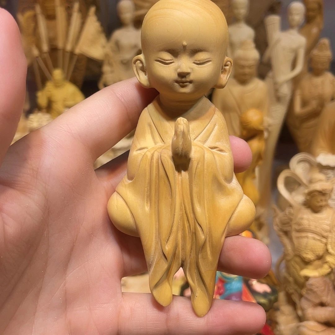 黄杨木黄杨木坐禅和尚