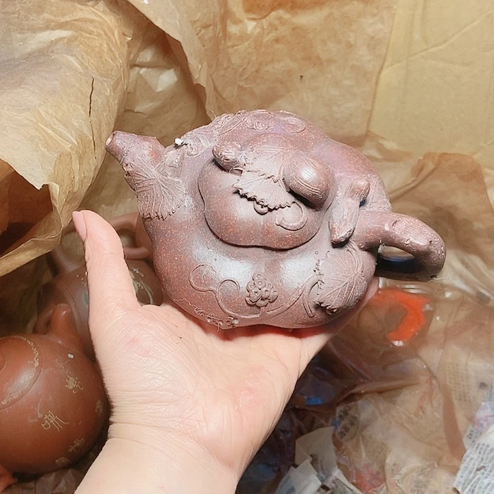 紫砂茶杯宜兴紫砂手工制作