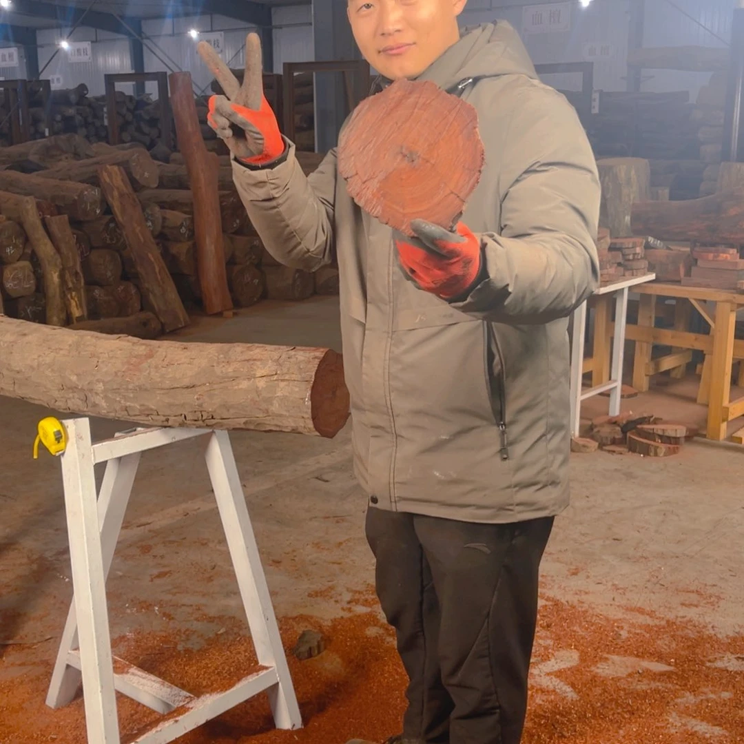 紫檀木类端景台津*哥赞比亚血檀随形料8号