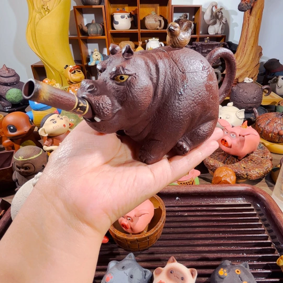 茶壶红泥玄*纯手工制作过程就是