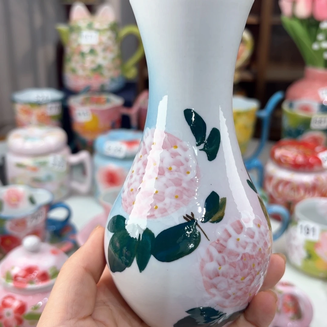 景德镇手绘高温釉下彩陶瓷茶具