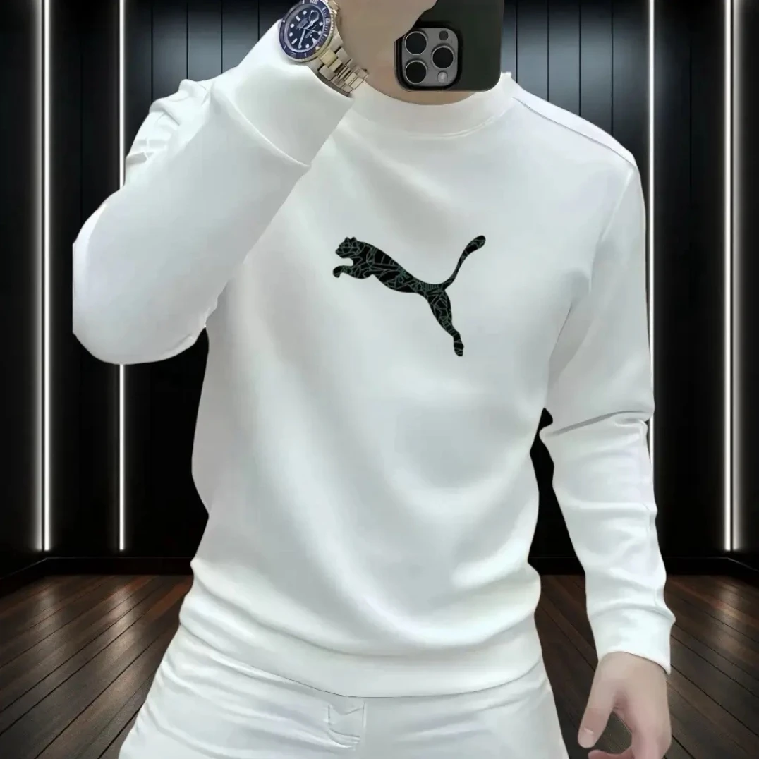 卫衣男士圆领重磅2025新款春秋冬季装休闲潮牌加绒加厚长袖打底衫