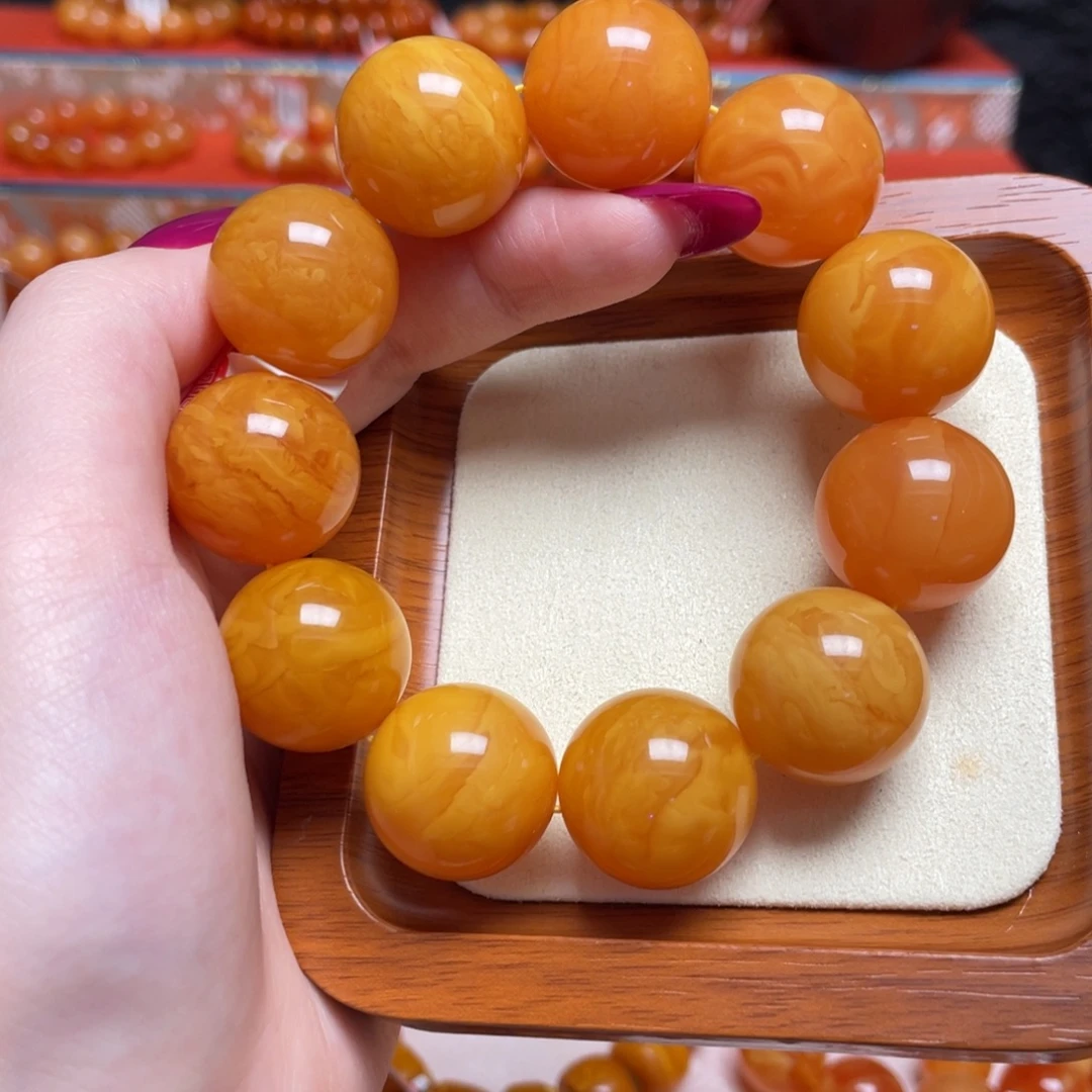 手链蜜蜡未镶嵌手串