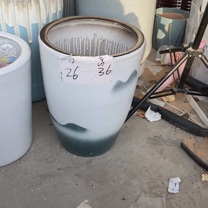 低腰锥形山水中 口26/36