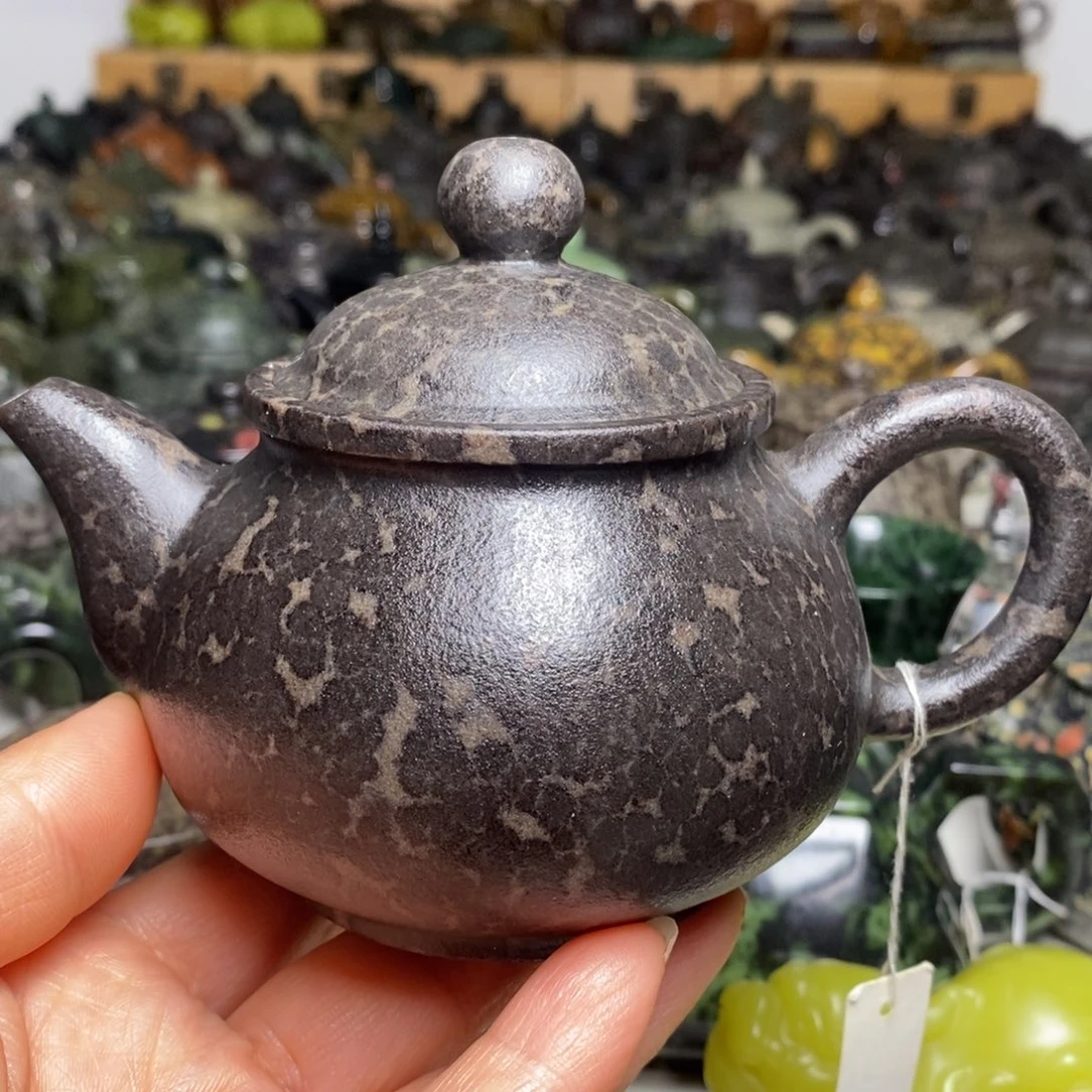 冰碛岩豹纹仿古壶230cc