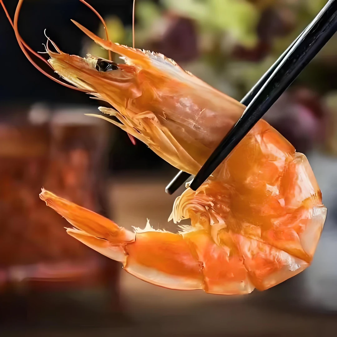 精选渤海湾盐田烤虾干即食海鲜零食虾干干货