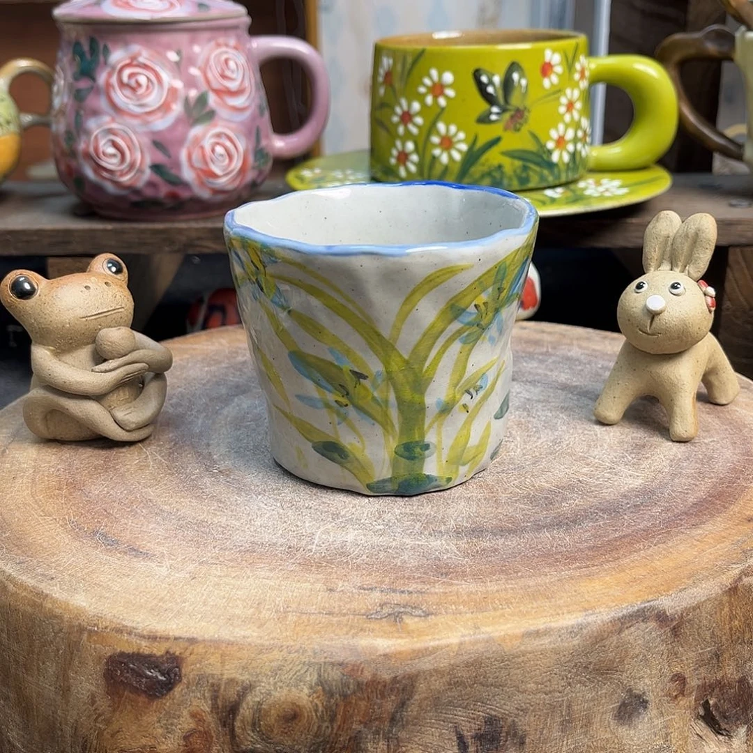 陶摆件哈哈我的天哪太可爱