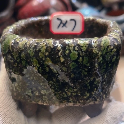 红陶粗陶花盆手工