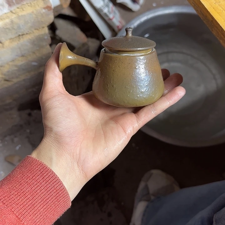 紫砂茶壶坭兴陶柴烧