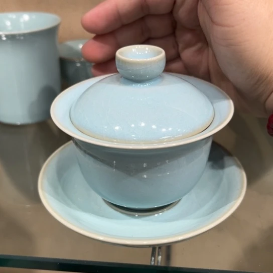 瓷片陶瓷茶具汝瓷茶具