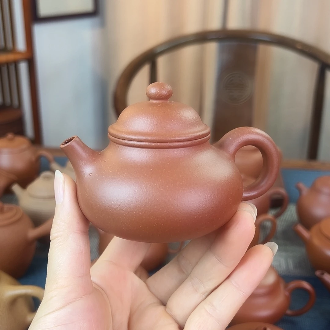 茶壶紫砂精品 容天 红降坡 160cc