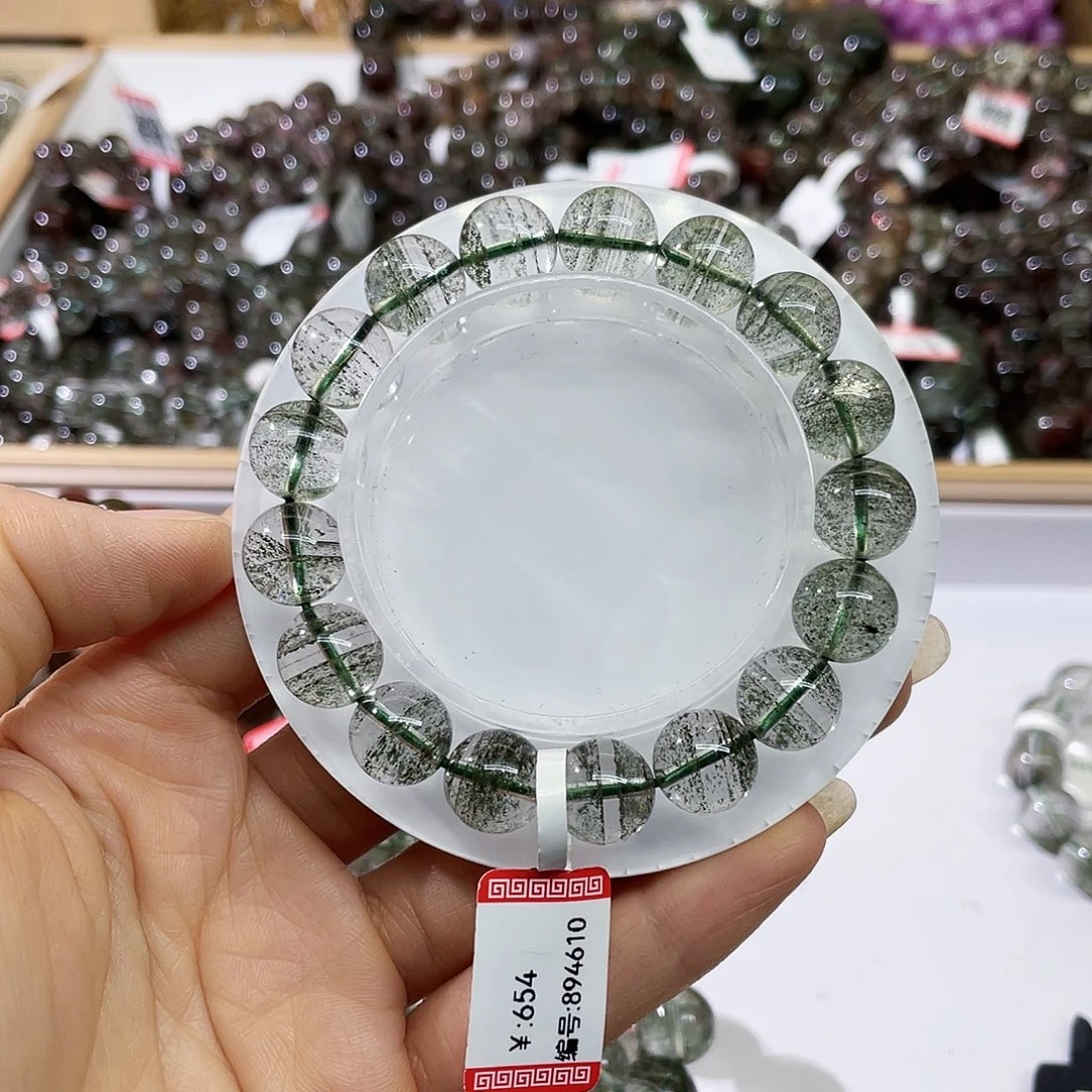 未镶嵌水晶手链绿幽灵11.2m