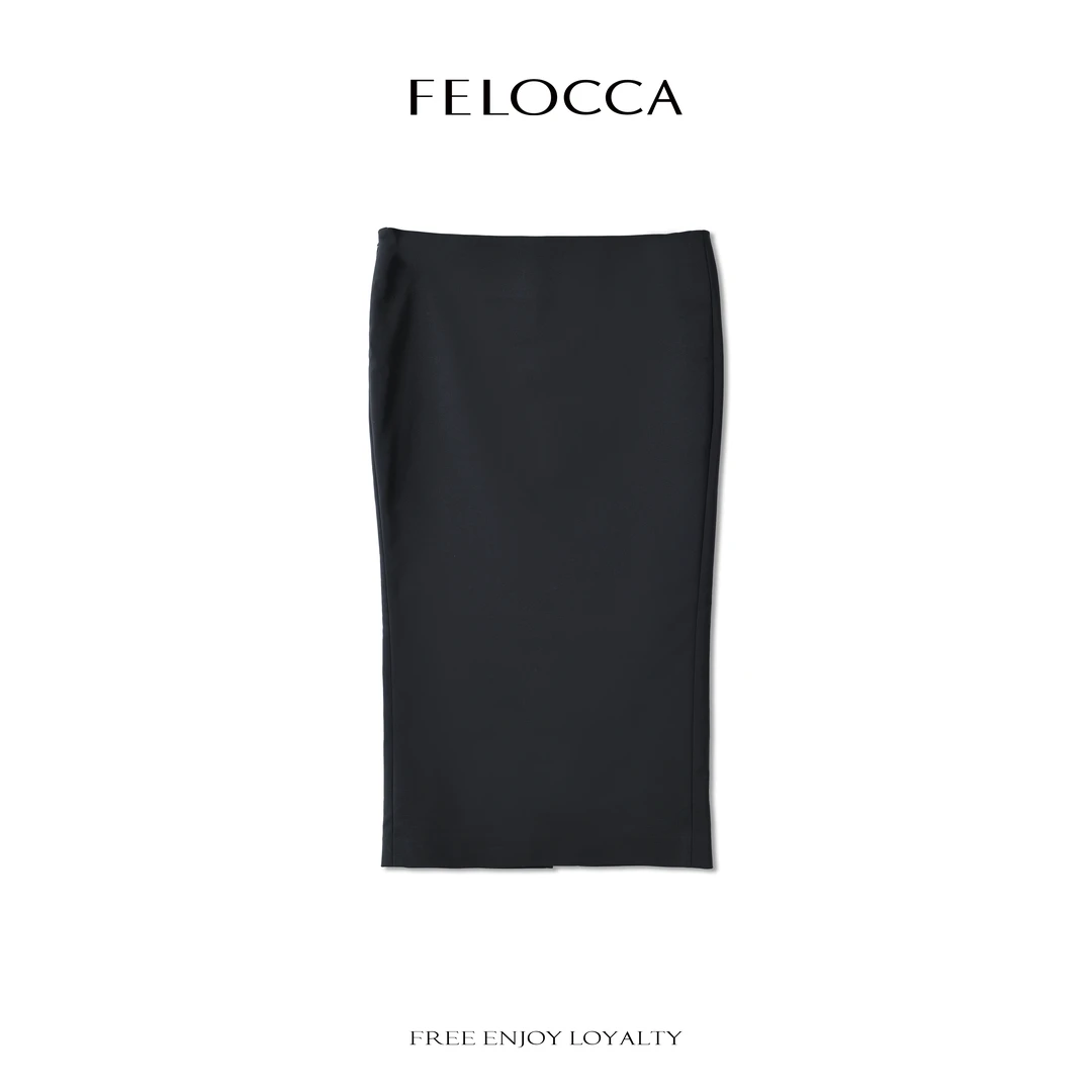 【FELOCCA】简约气质百搭包臀半裙休闲时尚中长款裙25SBQ188