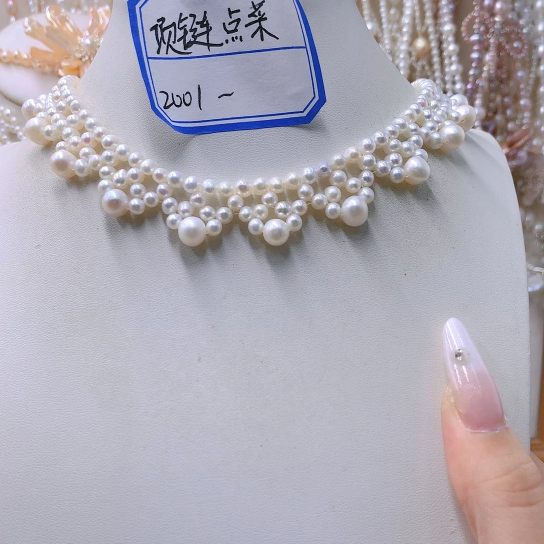 银S925镶嵌耳饰淡水珍珠